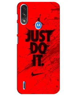 Чохол для Motorola E7 Power з картинкою «Nike Just Do It»