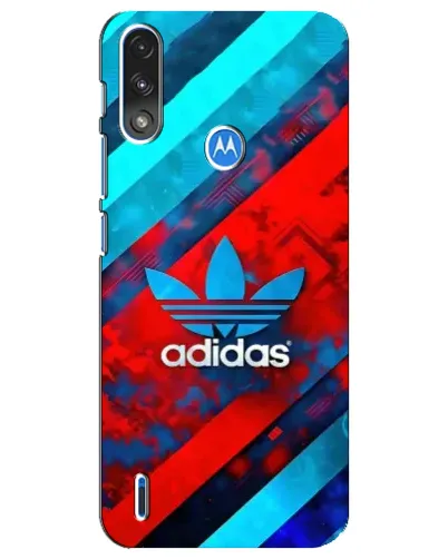Чехол для Motorola E7 Power с картинкой «Абстракция Adidas»