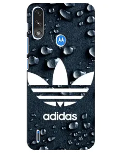 Чехол для Motorola E7 Power с картинкой «Adidas Trefoil Blue» Чехол для Motorola E7 Power с картинкой «Adidas Trefoil Blue»