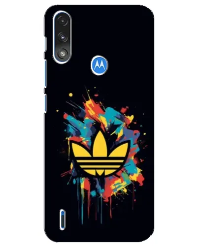 Чехол для Motorola E7 Power с картинкой «Adidas Splash»