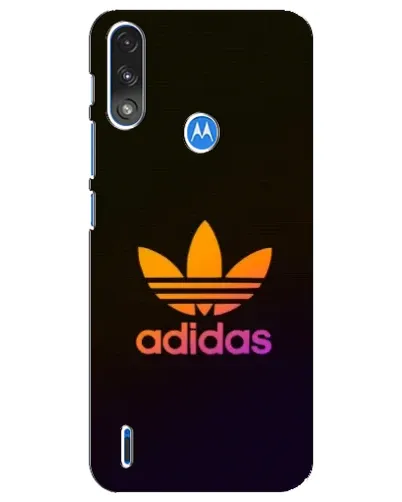 Чехол для Motorola E7 Power с картинкой «Градиент Adidas»