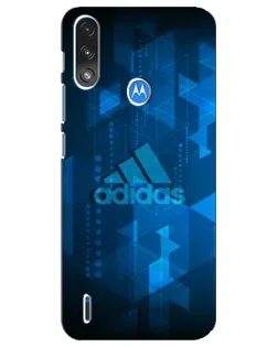 Чехол для Motorola E7 Power с картинкой «Adidas Sport Art»