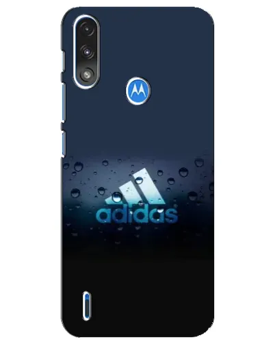 Чехол для Motorola E7 Power с картинкой «Adidas Water Drops»