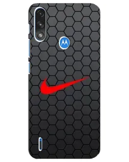 Чехол для Motorola E7 Power с картинкой «Nike — карбоновая сетка» Чехол для Motorola E7 Power с картинкой «Nike — карбоновая сетка»