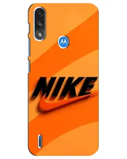 Чехол для Motorola E7 Power с картинкой «Оранжевый драйв Nike» Чехол для Motorola E7 Power с картинкой «Оранжевый драйв Nike»