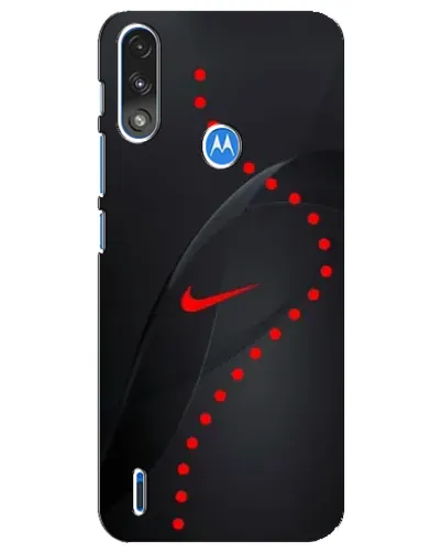Чехол для Motorola E7 Power с картинкой «Абстрактный дизайн Nike»