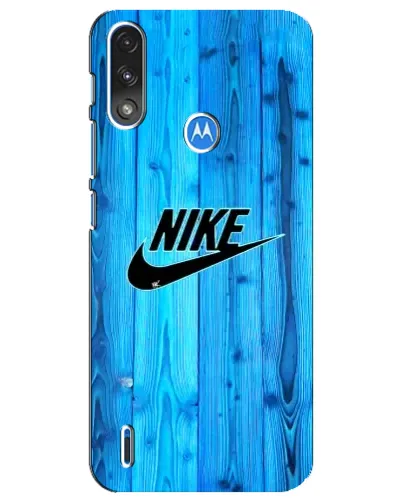 Чехол для Motorola E7 Power с картинкой «Голубое дерево Nike»