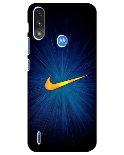 Чехол для Motorola E7 Power с картинкой «Синий пульс Nike» Чехол для Motorola E7 Power с картинкой «Синий пульс Nike»
