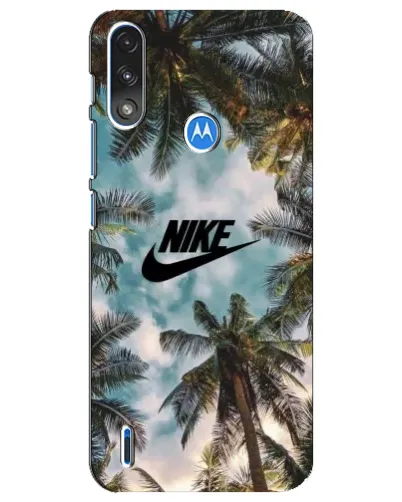 Чехол для Motorola E7 Power с картинкой «Тропический принт Nike» Чехол для Motorola E7 Power с картинкой «Тропический принт Nike»