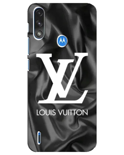 Чехол для Motorola E7 Power с картинкой «Шелковый Louis Vuitton»