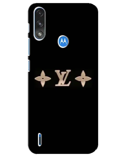 Чехол для Motorola E7 Power с картинкой «Louis Vuitton — минимализм»