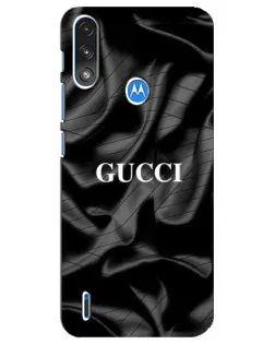 Чохол для Motorola E7 Power з картинкою «Gucci — шовкові хвилі» Чохол для Motorola E7 Power з картинкою «Gucci — шовкові хвилі»
