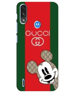 Чохол для Motorola E7 Power з картинкою «Gucci — смуги та Міккі» Чохол для Motorola E7 Power з картинкою «Gucci — смуги та Міккі»