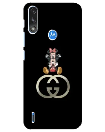 Чехол для Motorola E7 Power с картинкой «Минни Маус на лого» Чехол для Motorola E7 Power с картинкой «Минни Маус на лого»