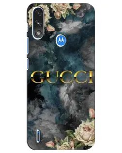 Чохол для Motorola E7 Power з картинкою «Абстрактні квіти Gucci» Чохол для Motorola E7 Power з картинкою «Абстрактні квіти Gucci»