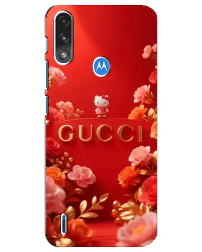 Чехол для Motorola E7 Power с картинкой «Gucci — золотой сад» Чехол для Motorola E7 Power с картинкой «Gucci — золотой сад»