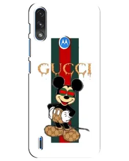 Чохол для Motorola E7 Power з картинкою «Міккі Маус Gucci — смуги» Чохол для Motorola E7 Power з картинкою «Міккі Маус Gucci — смуги»
