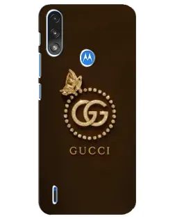 Чохол для Motorola E7 Power з картинкою «Gucci — золотий метелик» Чохол для Motorola E7 Power з картинкою «Gucci — золотий метелик»