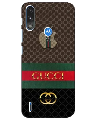 Чехол для Motorola E7 Power с картинкой «Gucci — брендированный десерт» Чехол для Motorola E7 Power с картинкой «Gucci — брендированный десерт»