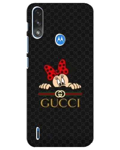 Чехол для Motorola E7 Power с картинкой «Минни Маус Gucci — черный» Чехол для Motorola E7 Power с картинкой «Минни Маус Gucci — черный»