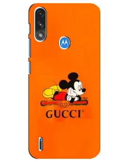 Чохол для Motorola E7 Power з картинкою «Міккі Маус Gucci — помаранч» Чохол для Motorola E7 Power з картинкою «Міккі Маус Gucci — помаранч»