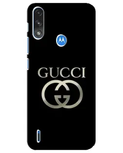 Чохол для Motorola E7 Power з картинкою «Gucci — золото на чорному» Чохол для Motorola E7 Power з картинкою «Gucci — золото на чорному»