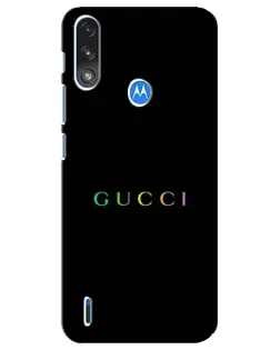 Чохол для Motorola E7 Power з картинкою «Gucci — неоновий мінімалізм» Чохол для Motorola E7 Power з картинкою «Gucci — неоновий мінімалізм»
