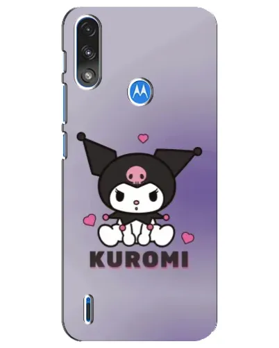 Чехол для Motorola E7 Power с картинкой «Kuromi — фиолетовый арт» Чехол для Motorola E7 Power с картинкой «Kuromi — фиолетовый арт»