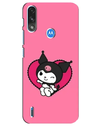 Чехол для Motorola E7 Power с картинкой «Kuromi — любовь в сердце» Чехол для Motorola E7 Power с картинкой «Kuromi — любовь в сердце»