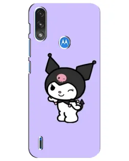 Чехол для Motorola E7 Power с картинкой «Классическая Kuromi» Чехол для Motorola E7 Power с картинкой «Классическая Kuromi»