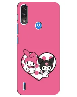 Чехол для Motorola E7 Power с картинкой «Kuromi и My Melody» Чехол для Motorola E7 Power с картинкой «Kuromi и My Melody»