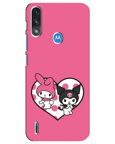 Чехол для Motorola E7 Power с картинкой «Kuromi и My Melody» Чехол для Motorola E7 Power с картинкой «Kuromi и My Melody»