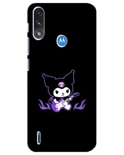 Чехол для Motorola E7 Power с картинкой «Электрическая Kuromi» Чехол для Motorola E7 Power с картинкой «Электрическая Kuromi»