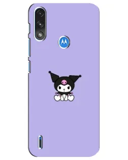 Чехол для Motorola E7 Power с картинкой «Kuromi — фиолетовый минимализм» Чехол для Motorola E7 Power с картинкой «Kuromi — фиолетовый минимализм»