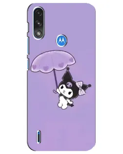 Чехол для Motorola E7 Power с картинкой «Kuromi с зонтиком» Чехол для Motorola E7 Power с картинкой «Kuromi с зонтиком»