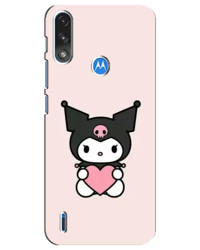 Чехол для Motorola E7 Power с картинкой «Kuromi и сердце» Чехол для Motorola E7 Power с картинкой «Kuromi и сердце»