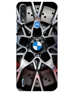 Чохол для Motorola E7 Power з картинкою «BMW — деталь диска» Чохол для Motorola E7 Power з картинкою «BMW — деталь диска»