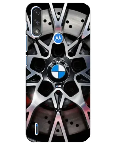 Чехол для Motorola E7 Power с картинкой «BMW — деталь диска»