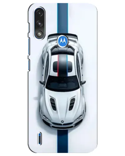 Чехол для Motorola E7 Power с картинкой «Вид сверху — BMW M»