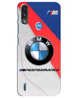 Чехол для Motorola E7 Power с картинкой «BMW Performance стиль»