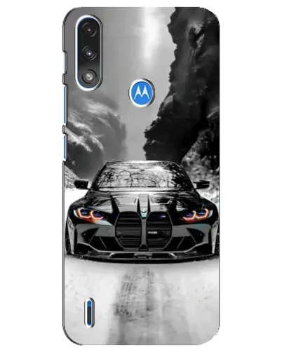 Чехол для Motorola E7 Power с картинкой «BMW — акварельный дрифт» Чехол для Motorola E7 Power с картинкой «BMW — акварельный дрифт»