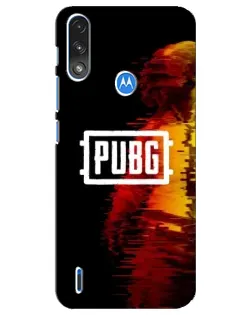 Чохол для Motorola E7 Power з картинкою «Яскравий логотип PUBG»