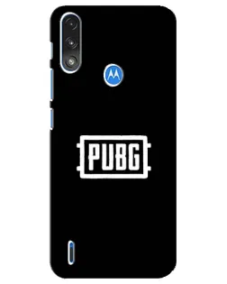 Чохол для Motorola E7 Power з картинкою «Лого BMW — металевий блиск»