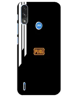 Чохол для Motorola E7 Power з картинкою «PUBG — вертикальні лінії»