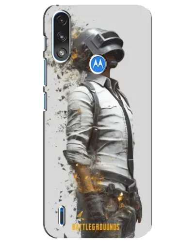Чехол для Motorola E7 Power с картинкой «PUBG — боец в пыли» Чехол для Motorola E7 Power с картинкой «PUBG — боец в пыли»