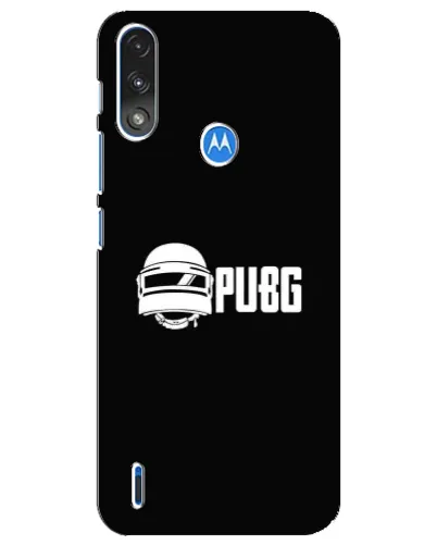 Чехол для Motorola E7 Power с картинкой «PUBG — классический лого» Чехол для Motorola E7 Power с картинкой «PUBG — классический лого»