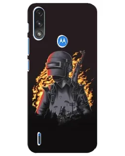 Чохол для Motorola E7 Power з картинкою «PUBG — вогняний силует» Чохол для Motorola E7 Power з картинкою «PUBG — вогняний силует»