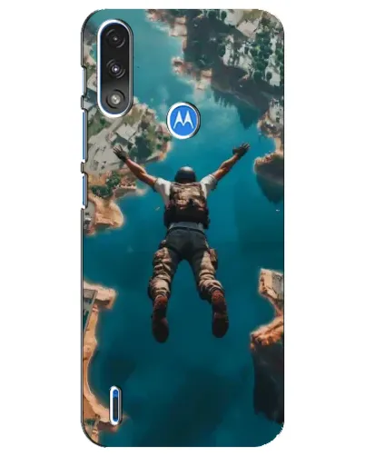 Чехол для Motorola E7 Power с картинкой «PUBG — свободное падение» Чехол для Motorola E7 Power с картинкой «PUBG — свободное падение»