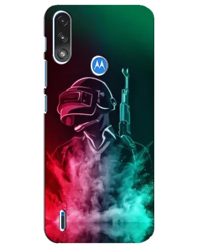 Чехол для Motorola E7 Power с картинкой «PUBG — огненный воин» Чехол для Motorola E7 Power с картинкой «PUBG — огненный воин»