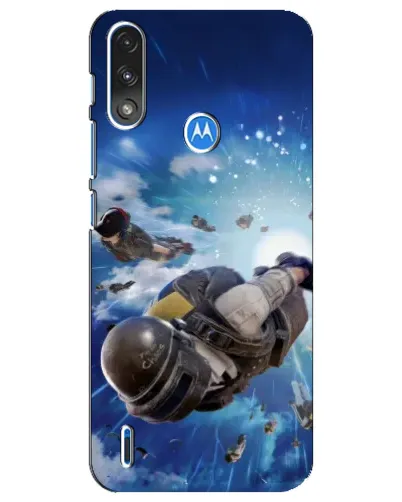Чехол для Motorola E7 Power с картинкой «Десант PUBG — прыжок» Чехол для Motorola E7 Power с картинкой «Десант PUBG — прыжок»